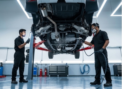 Underbody coat protection
